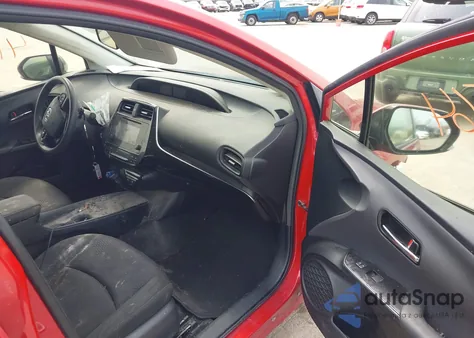 2019 Toyota Prius Le из США, поврежденный, VIN JTDL9RFUXK3001269